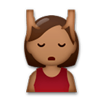 💆🏾 Emoji Persona Recibiendo Masaje: Tono De Piel Oscuro Medio en LG G5.