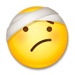 🤕 Emoji Rosto Com Atadura Na Cabeça na LG G5.