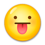 😛 Emoji Rosto Mostrando A Língua na LG G5.