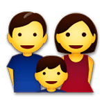 👪 Emoji Familia en LG G5.