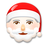 Émoji 🎅🏻 Père Noël : Peau Claire sur LG G5.
