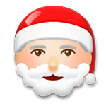 🎅🏼 Emoji Papá Noel: Tono De Piel Claro Medio en LG G5.