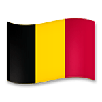 🇧🇪 Emoji Bandera: Bélgica en LG G5.