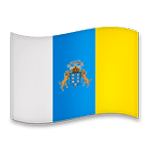 🇮🇨 Emoji Flagge: Kanarische Inseln LG G5.