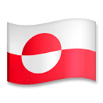 🇬🇱 Emoji Flagge: Grönland LG G5.
