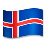 🇮🇸 Emoji Bandeira: Islândia na LG G5.