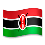 🇰🇪 Emoji Bandera: Kenia en LG G5.
