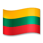 🇱🇹 Emoji Bandera: Lituania en LG G5.