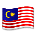 🇲🇾 Emoji Bandera: Malasia en LG G5.