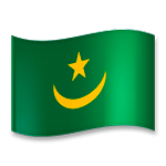 🇲🇷 Emoji Bandeira: Mauritânia na LG G5.