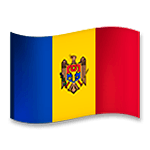 🇲🇩 Emoji Bandera: Moldavia en LG G5.