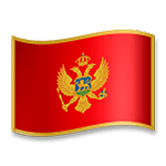 🇲🇪 Emoji Bandera: Montenegro en LG G5.