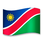 🇳🇦 Emoji Bandera: Namibia en LG G5.