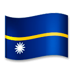 🇳🇷 Emoji Flagge: Nauru LG G5.