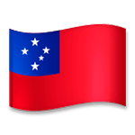 🇼🇸 Emoji Bandera: Samoa en LG G5.