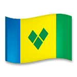 🇻🇨 Emoji Bandeira: São Vicente E Granadinas na LG G5.