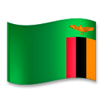 🇿🇲 Emoji Bandera: Zambia en LG G5.
