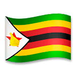 🇿🇼 Emoji Bandera: Zimbabue en LG G5.