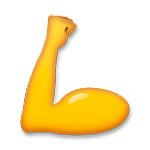 💪 Emoji Bíceps Flexionado en LG G5.
