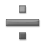 Emoji ➗ Simbolo Della Divisione su LG G5.