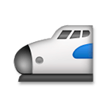 Emoji 🚅 Treno Alta Velocità Punta Arrotondata su LG G5.