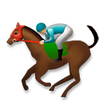 🏇🏼 Emoji Corrida De Cavalos: Pele Morena Clara na LG G5.