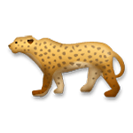 🐆 Emoji Leopardo na LG G5.