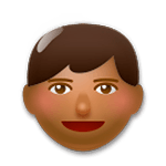 👨🏾 Emoji Homem: Pele Morena Escura na LG G5.