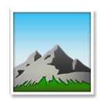 ⛰️ Emoji Montanha na LG G5.