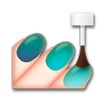💅🏼 Emoji Pintarse Las Uñas: Tono De Piel Claro Medio en LG G5.
