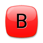 🅱️ Emoji Botão B (tipo Sanguíneo) na LG G5.