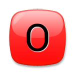 Emoji 🅾️ Gruppo Sanguigno 0 su LG G5.