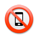 Emoji 📵 Simbolo Che Vieta L’utilizzo Dei Telefoni Cellulari su LG G5.