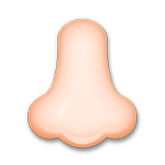 👃🏻 Emoji Nariz: Pele Clara na LG G5.