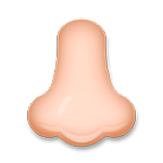 Emoji 👃🏼 Naso: Carnagione Abbastanza Chiara su LG G5.