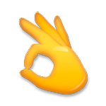 Emoji 👌 Mano Che Fa OK su LG G5.