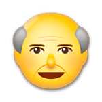 👴 Emoji Homem Idoso na LG G5.