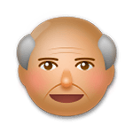 Emoji 👴🏽 Uomo Anziano: Carnagione Olivastra su LG G5.