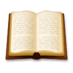 Emoji 📖 Libro Aperto su LG G5.