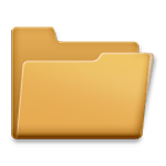 Émoji 📂 Dossier Ouvert sur LG G5.