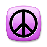 ☮️ Emoji Símbolo De La Paz en LG G5.