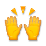 🙌 Emoji Mãos Para Cima na LG G5.