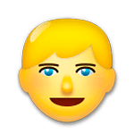 Emoji 👱 Persona Bionda su LG G5.