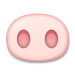 Emoji 🐽 Naso Da Maiale su LG G5.