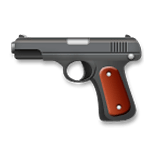 Emoji 🔫 Pistola su LG G5.