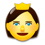 Emoji 👸 Principessa su LG G5.