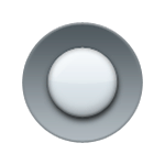 Emoji 🔘 Pulsante Rotondo su LG G5.