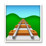 🛤️ Emoji Vía De Tren en LG G5.