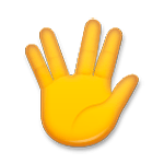 🖖 Emoji Saudação Vulcana na LG G5.