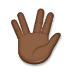 🖖🏿 Emoji Saudação Vulcana: Pele Escura na LG G5.